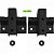 Suporte para TV Fixo Universal 10 - 85" SBRUB758 Preto Brasforma - Imagem 1