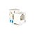 Tomada Keystone RJ11 CAT.3 KEYS0002 Storm - PCT / 10 - Imagem 1