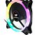 Cooler Fan 12cm LED F7-L120M Preto C3TECH - Imagem 2