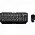 Kit Teclado e Mouse USB Gamer GK1000 Preto HP - Imagem 1