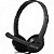 Headset C3Plus PH-02BK Com Microfone Preto - Imagem 1