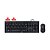 Kit Teclado e Mouse Gamer USB KM100 Preto HP - Imagem 1