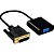 Conversor DVI-D 24 +1 Para VGA Preto Flex - Imagem 1