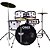 Bateria Acústica Nagano Onix Drums Smart 22" Rock White - Imagem 1