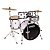 Bateria Acústica Nagano Onix Drums Smart 22" Rock White - Imagem 3