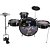 Bateria Infantil Luen Batman Preto fosco - Imagem 1