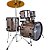 Bateria Acústica Nagano Onix Drums Smart 20" Skinny Deep Silver - Imagem 2