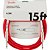 Cabo Para Instrumento Fender 4,5m Original Series Fiesta Red - Imagem 1