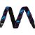 Correia Fender Neon Monogrammed Purple Blue - Imagem 1