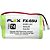 Bateria Universal Telefone Sem Fio 2,4V AA 600mAh FX-65U Flex - Imagem 2