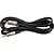 Cabo P2 X P2 10m Gold Metal Preto Storm - Imagem 1