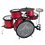 Bateria Infantil Luen Star Kids Vermelho - Imagem 1
