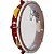 Pandeiro Infantil 08" Batuka Baby Pele Cristal Luen Vermelho - Imagem 1