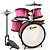 Bateria Infantil Luen Star Kids Rosa - Imagem 1