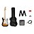 Kit Squier Guitarra Stratocaster Sonic Pack Sunburst + Cubo + Acessórios - Imagem 1