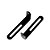 Suporte Escudo Preto Les Paul (2 Unidades) Spirit JES1-BK - Imagem 1