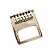 Ponte Para Guitarra Modelo Telecaster Dourada Spirit EG16-GD - Imagem 2