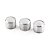 Knob Plástico Instrumentos Cromado (3 Peças) Spirit KPP-CR - Imagem 1