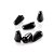Knob Chaves Seletoras Guitarra Preto (6 Uns) Spirit PST6-BK - Imagem 1