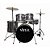 Bateria Acústica 20" X-Pro Viper Com Banco e Pratos Prata - Imagem 1