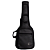 Capa Bag Para Guitarra Couro Premium Acolchoado Preto - Imagem 1