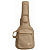 Capa Bag Para Guitarra Couro Premium Acolchoado Bege - Imagem 1