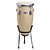 Conga 10” Natural Ferragem Cromada Com Suporte New York - Imagem 1