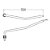 Alavanca Ponte Floyd Rose Cromada Fosca Spirit HFT20-MC - Imagem 1