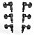 Tarraxa Blindada Preta 3X3 D Addario Auto-Trim PWAT-332L - Imagem 6