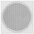 Arandela Coaxial Quadrada AR1006QT 10W RMS Com Trafo Instalado HAYONIK - Imagem 1