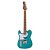 Guitarra Aria Pro II 615-MK2 LH Turqoise Blue (canhoto) - Imagem 1