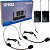 Sistema de Microfone Sem Fio Duplo Headset Bodypack Leson LS902 Preto - Imagem 6