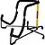 Suporte Para Guitarra/Baixo GS302B Travlite Hercules - Imagem 1