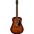 Violão Eletroacústico Dreadnought Fender Paramount PD-220E Aged Cognac Burst - Imagem 5