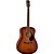 Violão Eletroacústico Dreadnought Fender Paramount PD-220E Aged Cognac Burst - Imagem 6