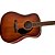 Violão Eletroacústico Dreadnought Fender Paramount PD-220E Aged Cognac Burst - Imagem 8