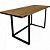 Mesa Office Hayonik MHO 1500 27mm Amêndola Rústica - Imagem 2