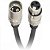 Cabo para Microfone Linha BRASIL XLR(F) X XLR(M) 1m Preto HAYONIK - Imagem 2