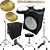 Kit Tajon Cajon Bateria Jaguar Extreme Drum Box 16' Polegadas Preto TJX03 - Imagem 1
