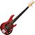 Kit Contrabaixo Elétrico PHX MSR-5 MRD Five 5 Cordas Vermelho Bx02 - Imagem 2