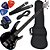Kit Contrabaixo 4 Cordas Ativo PHX BS-4 S MBK Sunset Metallic Black Bx01 - Imagem 1