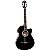 Kit Violão Flat Giannini Eletroacústico NF-14 Ceq Bk Nylon Cutaway Preto - Imagem 4