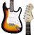 Kit Guitarra Elétrica Vogga VCG601N Stratocaster YG Sunburst Gx02 - Imagem 3