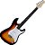 Kit Guitarra Elétrica Giannini G100 Sunburst Escudo White 3TS/WH Gx04 - Imagem 2