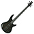 Contrabaixo 4C SR GIO Transp BK SB Ibanez SR Series GSR280QA-TKS - Imagem 1
