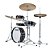 Bateria Shell Pack (4 Tambores) Preta Hairline Black Tama Club-Jam Pancake LJK48P-HBK - Imagem 2