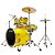 Bateria Completa (5 tambores) Bumbo 22 (Amarela ELY) Tama Imperialstar IP52H6W-ELY - Imagem 2