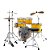 Bateria Completa (5 tambores) Bumbo 2 (Amarela ELY) Tama Imperialstar IP5H6W-ELY - Imagem 3