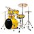 Bateria Completa (5 tambores) Bumbo 18 (Amarela ELY) Tama Imperialstar IP58H6W-ELY - Imagem 2