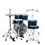 Bateria Completa (5 tambores) Bumbo 2 (Azul HLB) Tama Imperialstar IP5H6W-HLB - Imagem 3
